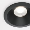Lampa wbudowana wpuszczana w sufit LED aluminiowa czarna okrągła Zoom MAYTONI DL034-L12W4K-B